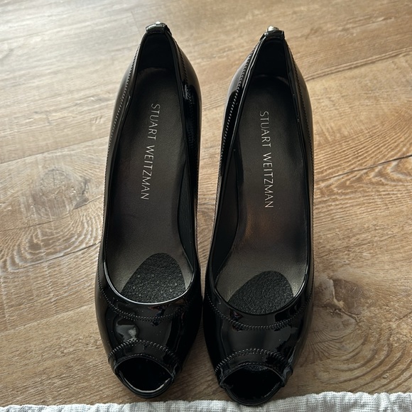Stuart weitzman black heels 👠size 7 - Picture 2 of 11